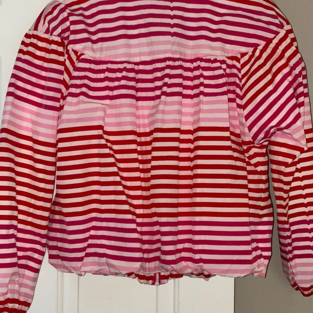 NWT‎ Girls Hunter Striped Jacket in Red and Pink Sz 14/16 (L)